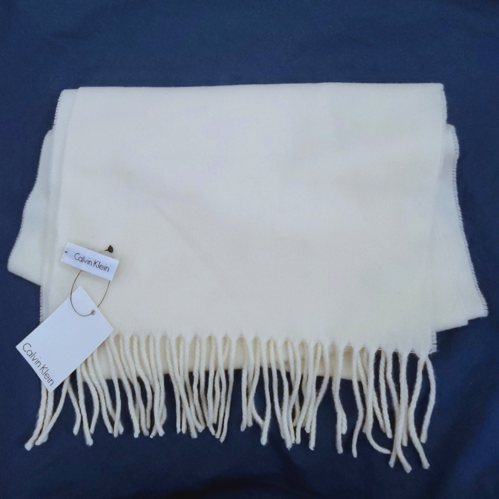 Calvin Klein Fringe Scarf
